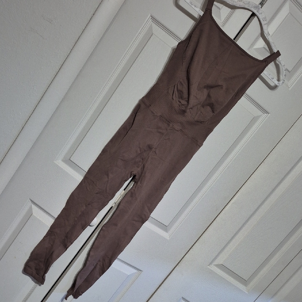 NWOT FP Movement by Free People Brown Jumpsuit Onesie